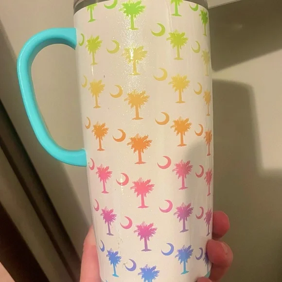 Swig tumbler with South Carolina palmetto theme - Picture 2 of 4
